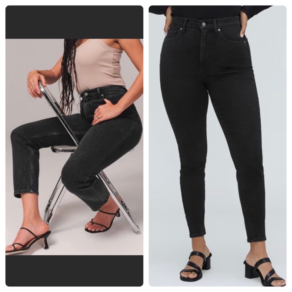 Abercrombie & Fitch NWT The Skinny High Rise Curve Love 27